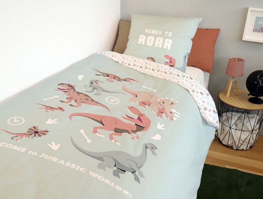 Parure Housse De Couette Jurassic World En Coton