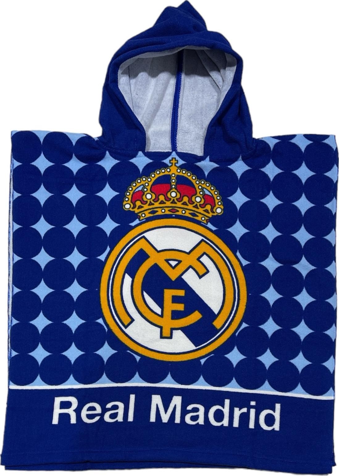 Poncho de bain Real Madrid à capuche
