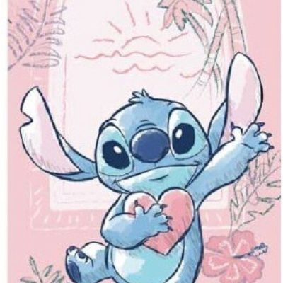 Drap de plage Stitch Disney