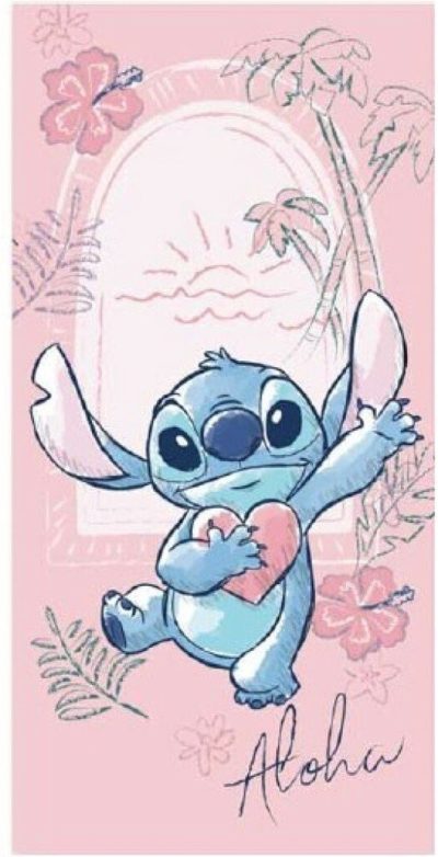 Drap de plage Stitch Disney