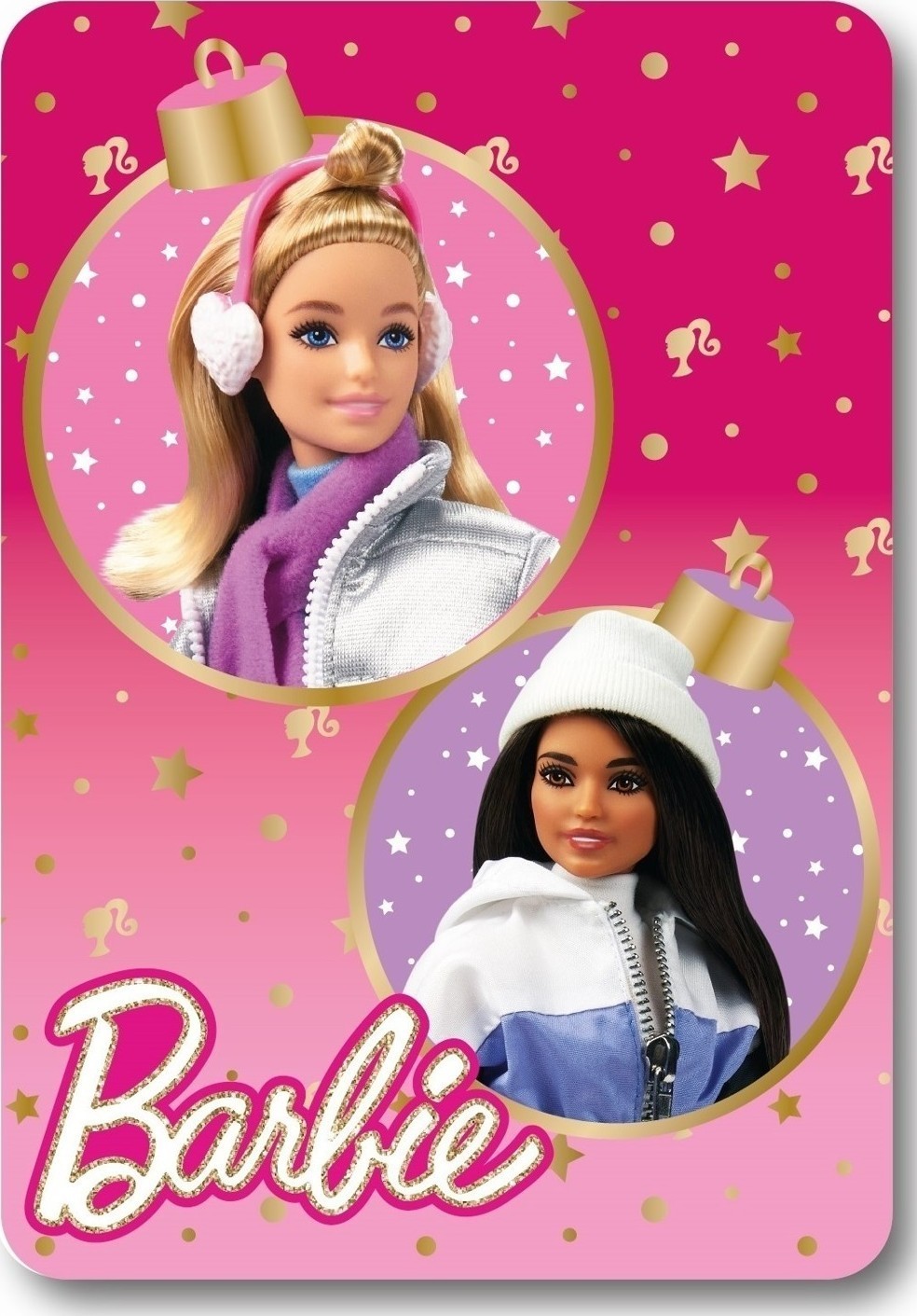 Plaid Polaire Barbie