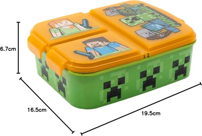 Boîte à goûter Minecraft en Pvc