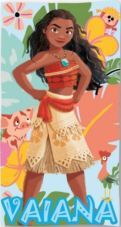 Serviette de plage ou drap de bain Vaiana Disney