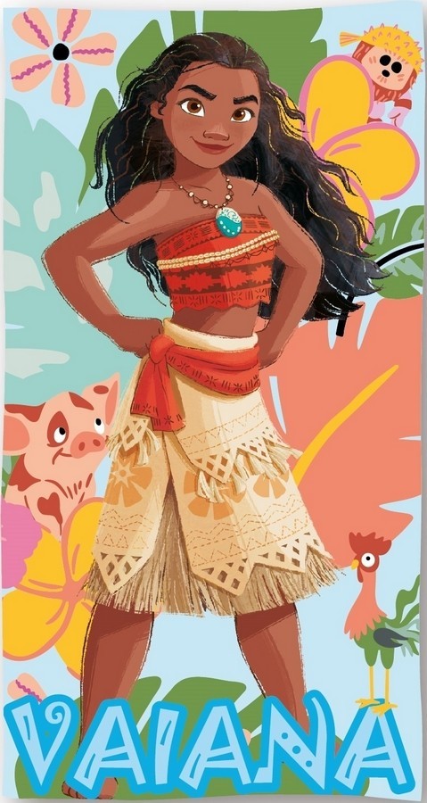 Serviette de plage ou drap de bain Vaiana Disney