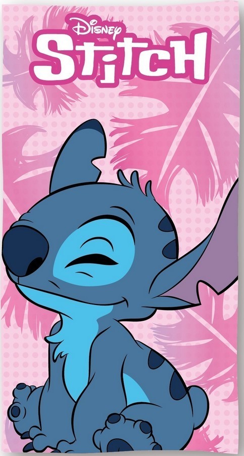 Drap de plage ou drap de bain Stitch Disney en coton