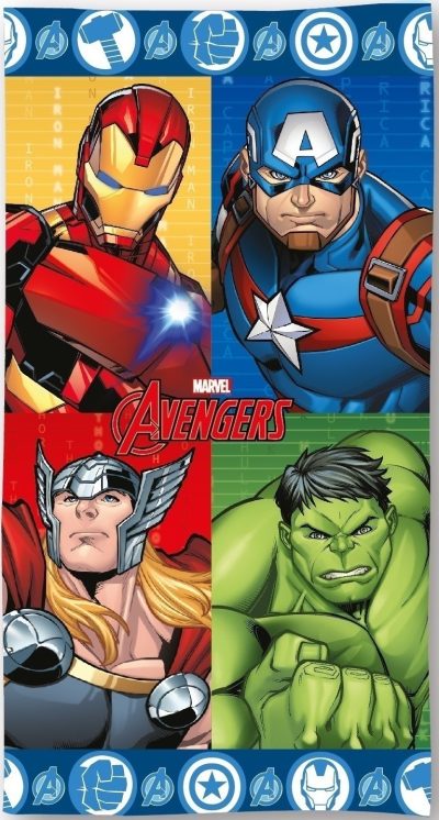 Drap De Plage Ou Serviette De Bain Avengers Marvel