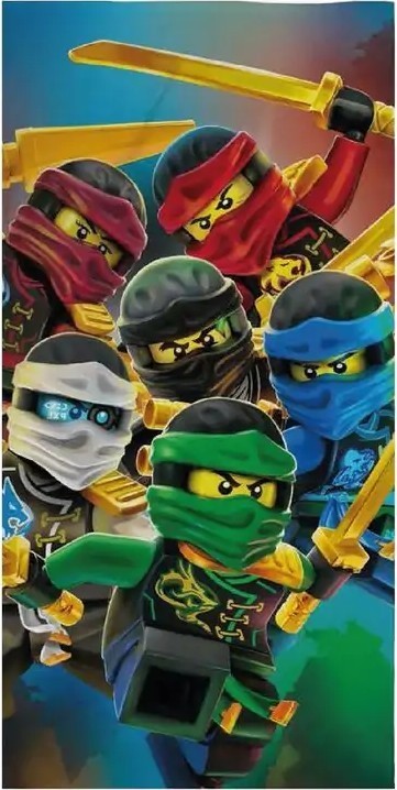 Drap De Plage Ou Serviette De Bain Lego Ninjago