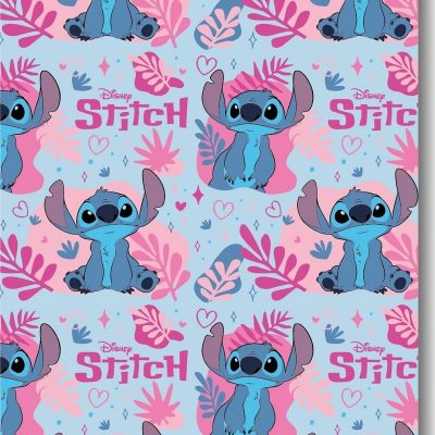 Plaid polaire Stitch Disney