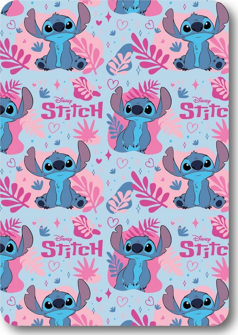 Plaid polaire Stitch Disney