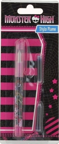 STYLO PLUME MONSTER HIGH + 2 CARTOUCHES