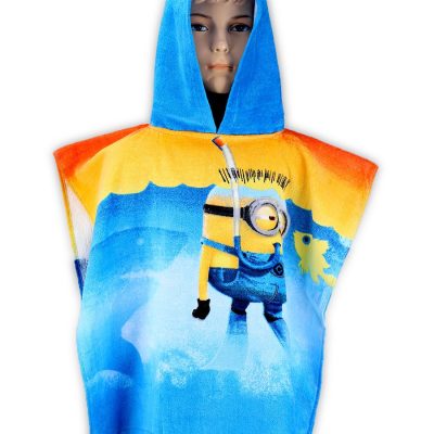 Poncho de bain Minions - coton