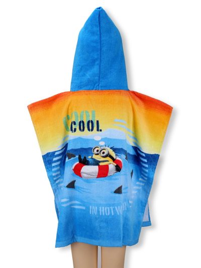 Poncho de bain Minions - coton