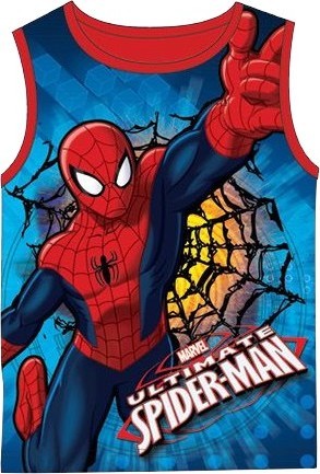 Débardeur en coton Garçon Spiderman