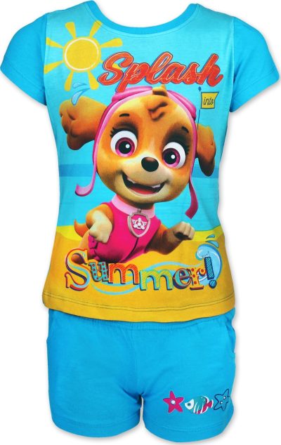 Ensemble T-Shirt avec Short Paw patrol - Pat patrouille -Fille