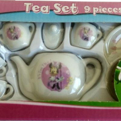 Service a thé 9 pièces minnie disney en porcelaine