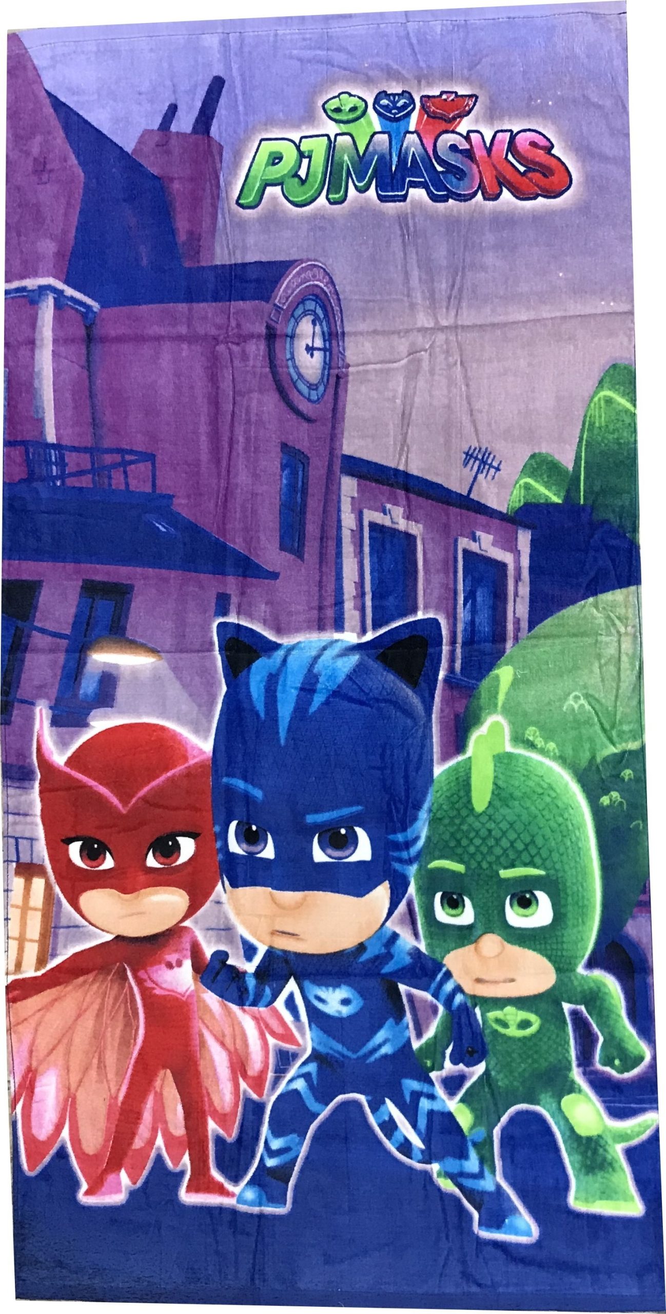 Serviette de plage Pjmasks en coton