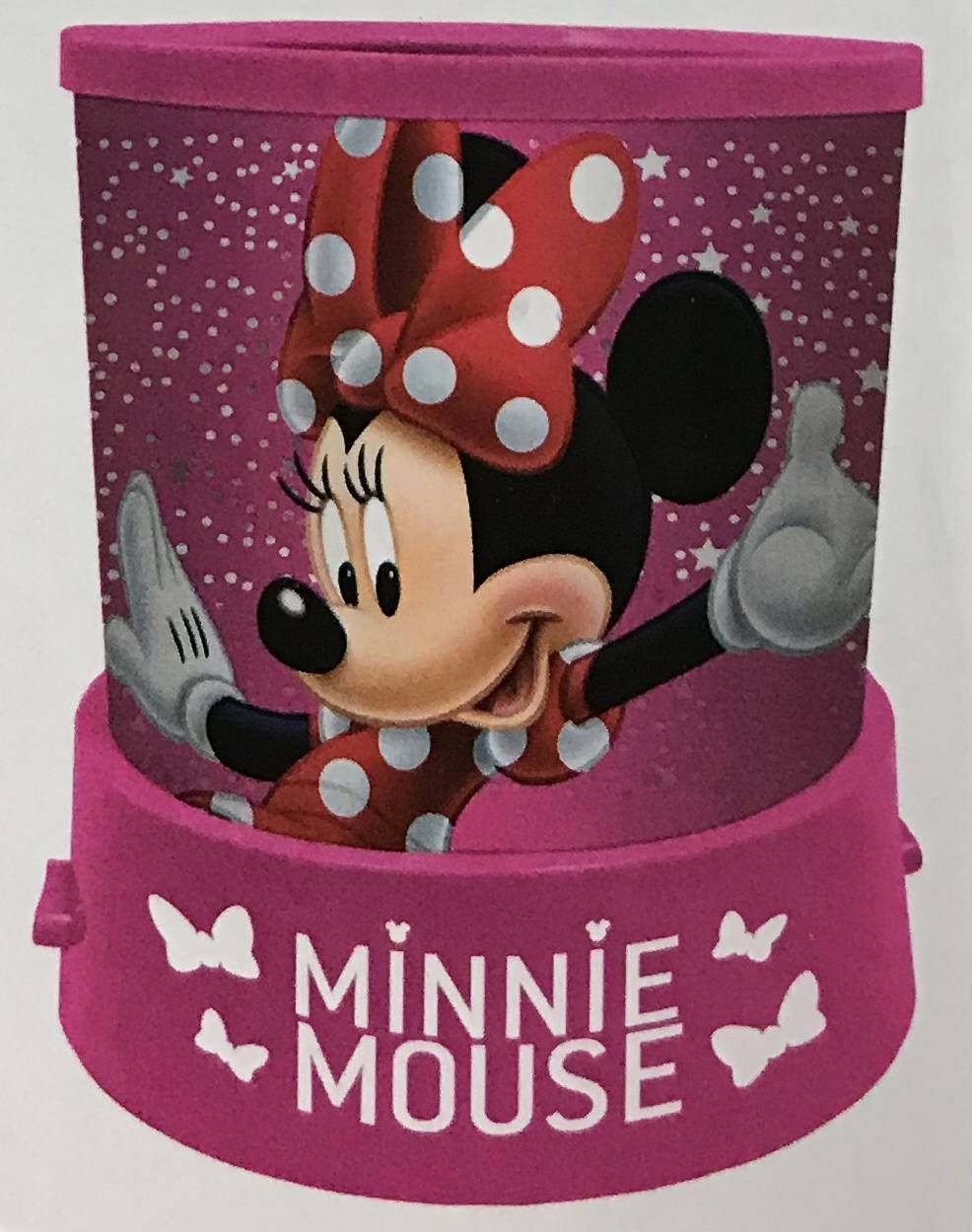 Veilleuse Projecteur Minnie Disney avec d'étoiles