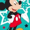Drap de plage Mickey en coton