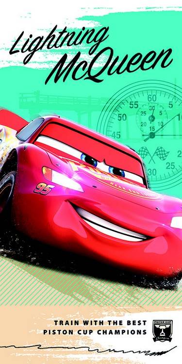 Drap de plage ou drap de bain Cars Disney
