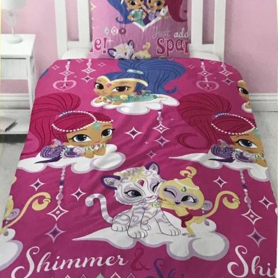 Parure housse de couette Shimmer And Shine en Polycoton