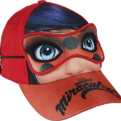 Casquette Miraculous avec masque lady bug