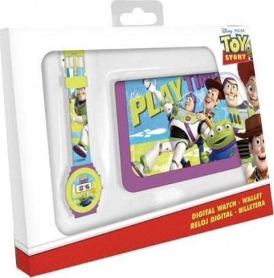 Set portefeuille + montre digitale Toy Story 4