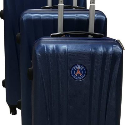 Paris Saint-Germain - Set de 3 Valises PSG - Rigide ABS en 4 Roues - Paris Saint-Germain - Fan2