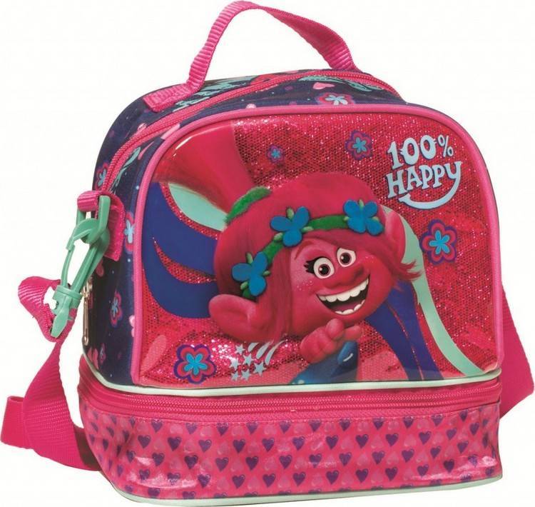 Sac à goûter Trolls isotherme - Qualité supérieure