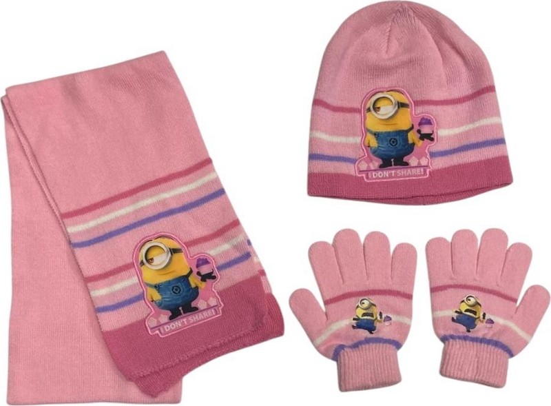 Set Gants Bonnet Gants Écharpe Minions