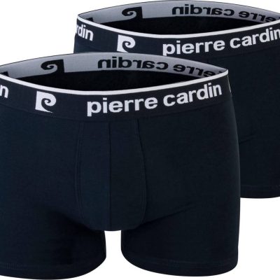 Lot 2 Boxers pierre cardin avec ceinture élastique siglée de la marque