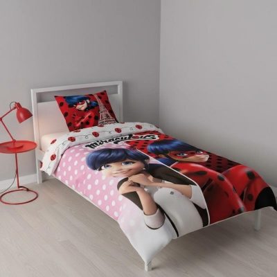 Housse de couette Miraculous en Coton - parure de lit Ladybug