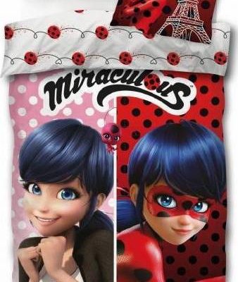Housse de couette Miraculous en Coton - parure de lit Ladybug