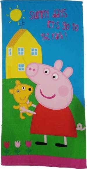 Drap de plage ou Serviette de bain Peppa Pig