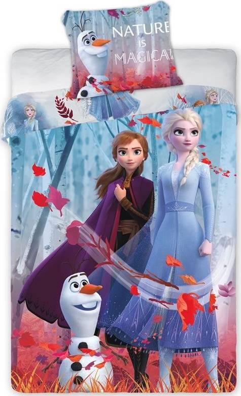 Parure de lit la reine des neiges Disney avec Taie d oreille frozen 2 Disney