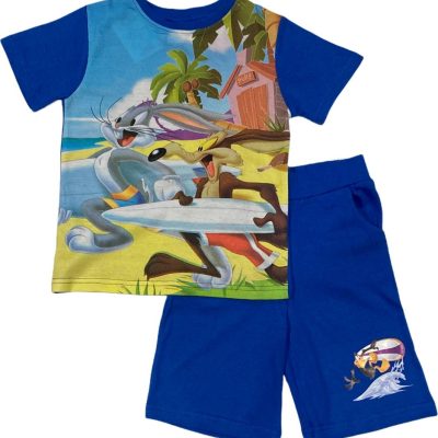 Ensemble T-shirt + Short Bugs Bunny et Coyote