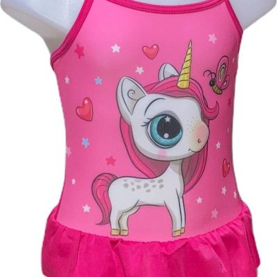 Maillot de bain Licorne Fuchsia