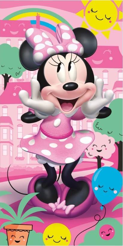 Drap de Plage Minnie Disney en coton