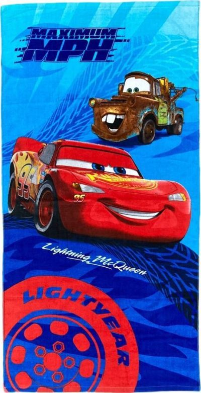 Drap de plage Cars Disney en coton