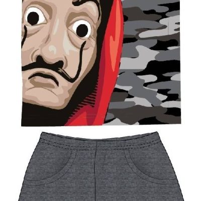 Ensemble T-shirt Débardeur avec short Bella Ciao