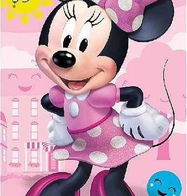 Drap de Plage Minnie Disney "Happy Minnie"