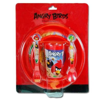 ANGRY BIRDS Vaisselle Enfant 5 Pièces