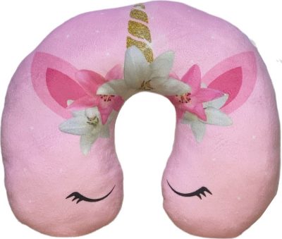 Coussin de Nuque Licorne Repose Tête Cou U Oreiller de Voyage