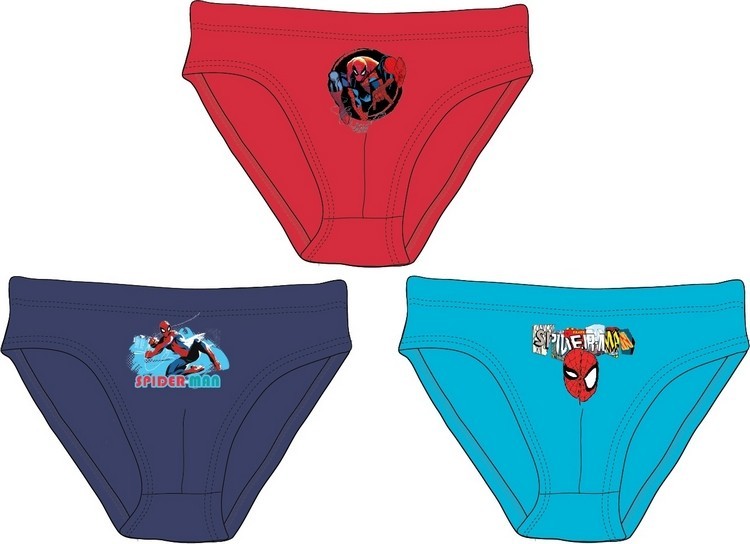 Boite De 3 Slips Spiderman