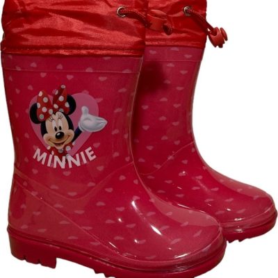 Bottes de Pluie Minnie Disney en rouge