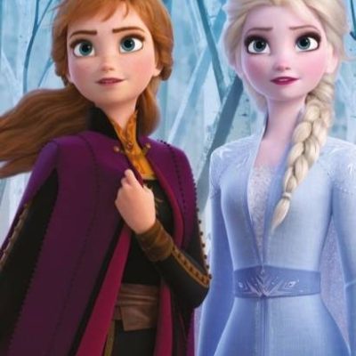 Drap de plage La reine des neiges 2 disney en coton