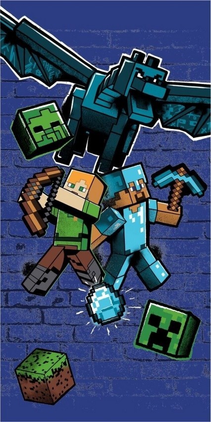 Drap de plage ou Drap de bain Minecraft