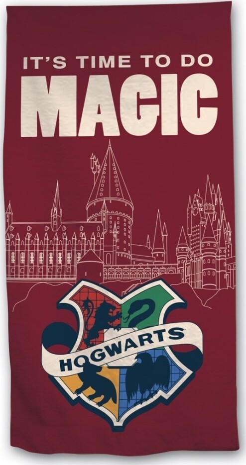 Drap de plage ou drap de bain Harry Potter en coton