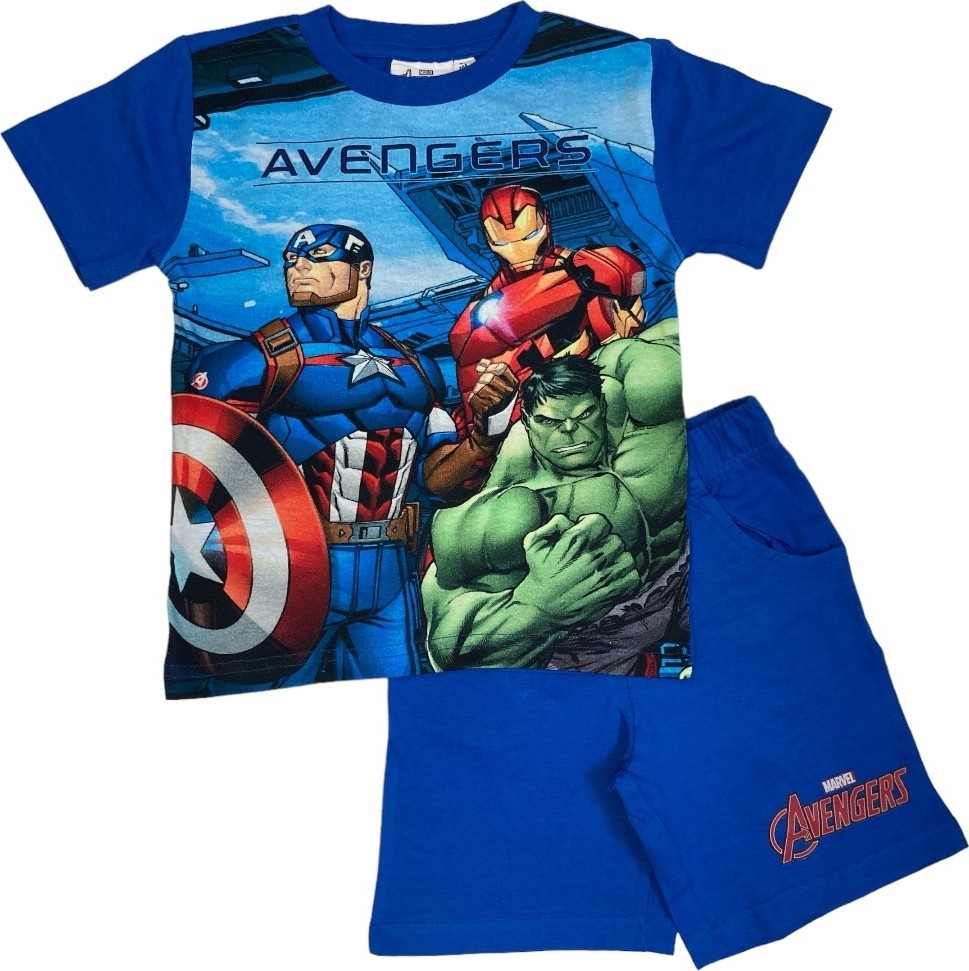 Ensemble Tee-Shirt Short Avengers Marvel
