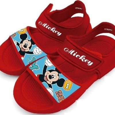 Sandales Mickey Disney en rouge