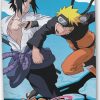 Serviette de plage ou drap de bain Naruto coton